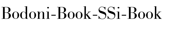 Bodoni Book SSi Book.ttf