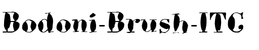 Bodoni Brush ITC Regular.ttf