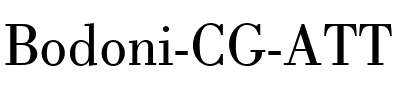 Bodoni CG ATT Regular.ttf