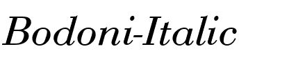 Bodoni Italic.ttf