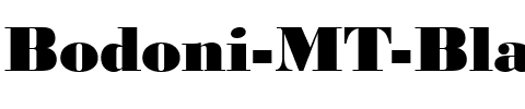 Bodoni MT Black Normal.ttf
