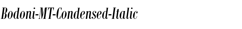 Bodoni MT Condensed Italique.ttf