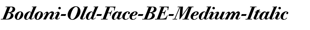 Bodoni Old Face BE ItalicBold.ttf