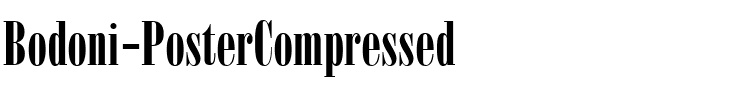 Bodoni PosterCompressed Regular.ttf