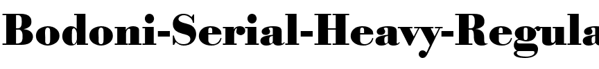 Bodoni-Serial-Heavy Regular.ttf