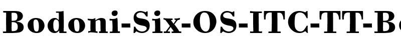 Bodoni Six OS ITC TT Bold.ttf