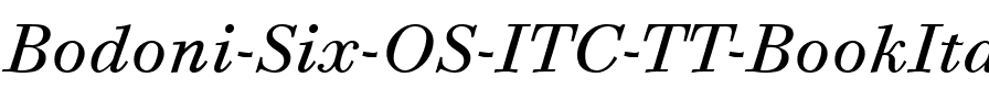 Bodoni Six OS ITC TT BookIta.ttf
