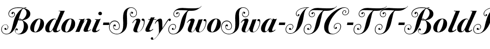 Bodoni SvtyTwoSwa ITC TT BoldIt.ttf