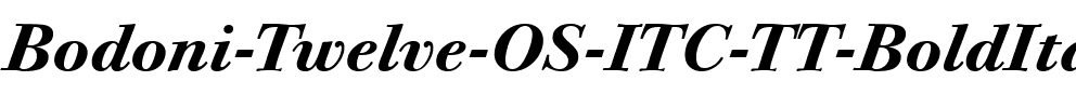 Bodoni Twelve OS ITC TT BoldIta.ttf