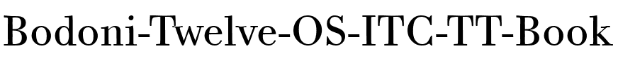 Bodoni Twelve OS ITC TT Book.ttf