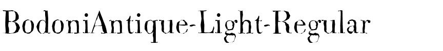 BodoniAntique-Light Regular.ttf
