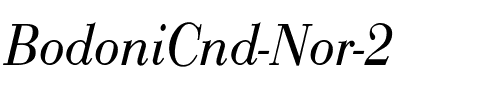 BodoniCnd-Nor 2 Regular.ttf