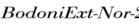 BodoniExt-Nor 2 Regular.ttf