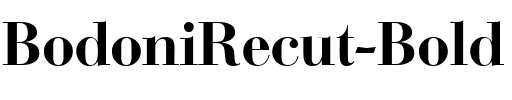 BodoniRecut Bold.ttf