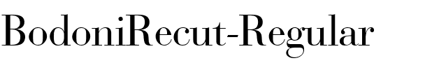 BodoniRecut Regular.ttf