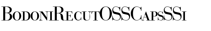 BodoniRecutOSSCapsSSi Regular.ttf