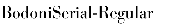 BodoniSerial Regular.ttf