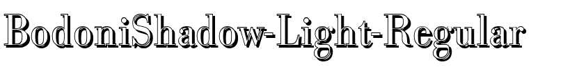 BodoniShadow-Light Regular.ttf