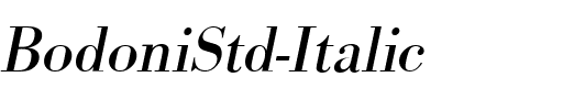 BodoniStd Italic.ttf