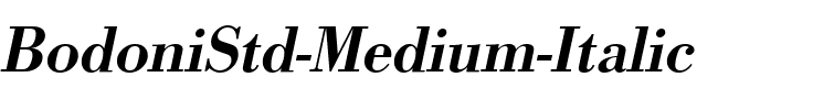 BodoniStd-Medium Italic.ttf