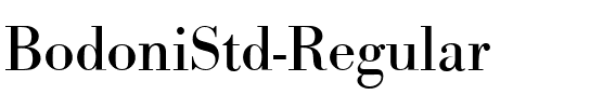 BodoniStd Regular.ttf