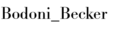 Bodoni Becker Regular.ttf