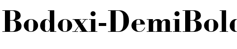 Bodoxi-DemiBold Regular.ttf