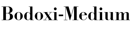 Bodoxi-Medium Regular.ttf