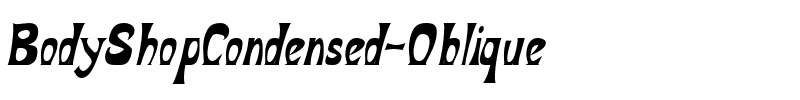 BodyShopCondensed Oblique.ttf