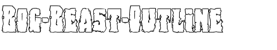Bog Beast Outline Regular.ttf