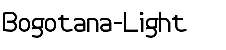 Bogotana™ Ligera Normal.ttf