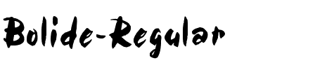 Bolide Regular.ttf