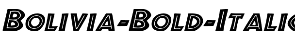 Bolivia Bold Italic.ttf