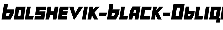 Bolshevik BlkObl.otf