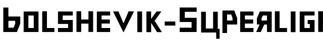 Bolshevik SL.otf