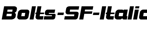 Bolts SF Italic.ttf