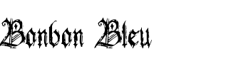 Bonbon Bleu Normal.ttf