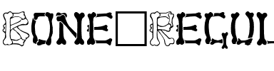 Bone Regular.ttf