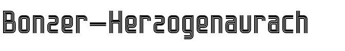 Bonzer Herzogenaurach Regular.ttf
