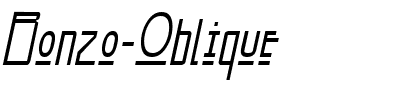 Bonzo Oblique.ttf