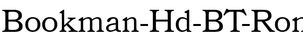Bookman Hd BT Roman.ttf