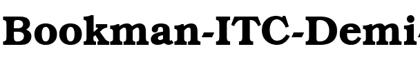 BookmanITC Lt BT Demi.ttf