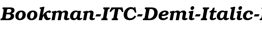 BookmanITC Lt BT Demi Italic.ttf