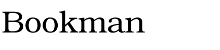 Bookman Regular.ttf