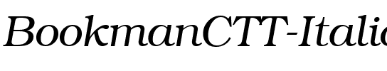 BookmanCTT Italic.ttf