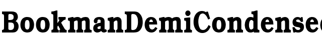 BookmanDemiCondensed Regular.ttf