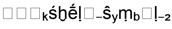 Bookshelf Symbol 2 Regular.ttf