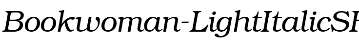 Bookwoman LightItalicSH.ttf