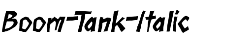 Boom Tank Italique.ttf