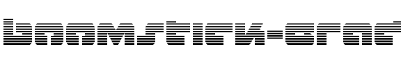 Boomstick Gradient Regular.ttf